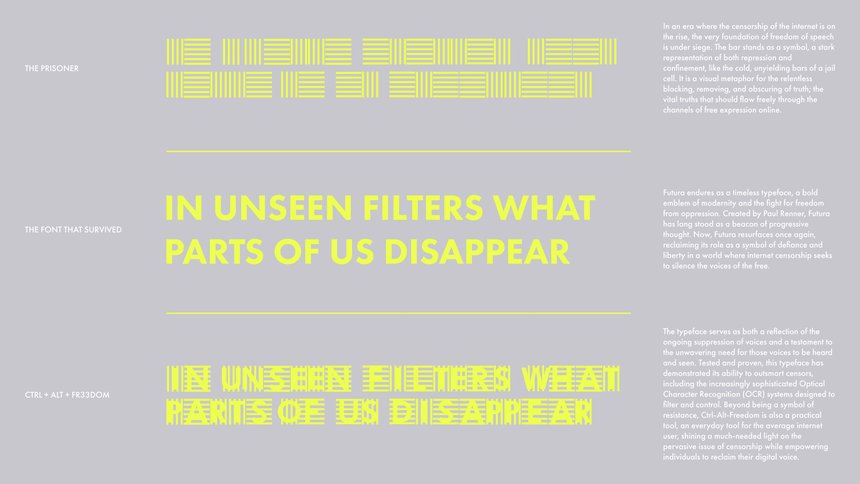 D&AD winner 2025 ctrl+alt+fr33dom