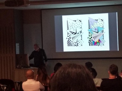 David Trevelyan sharing his illustrations