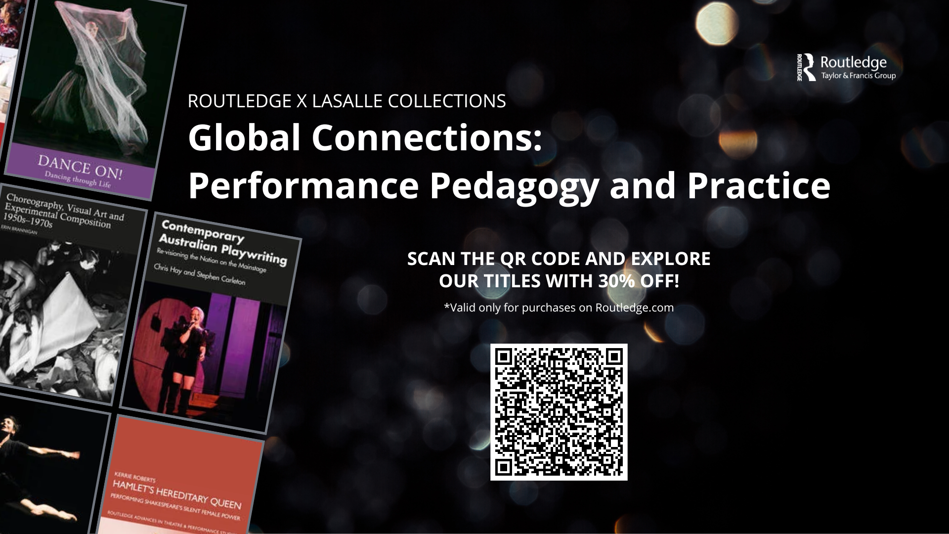 Routledge and LASALLE Global Connections: Performance Pedagogy and Practice promo