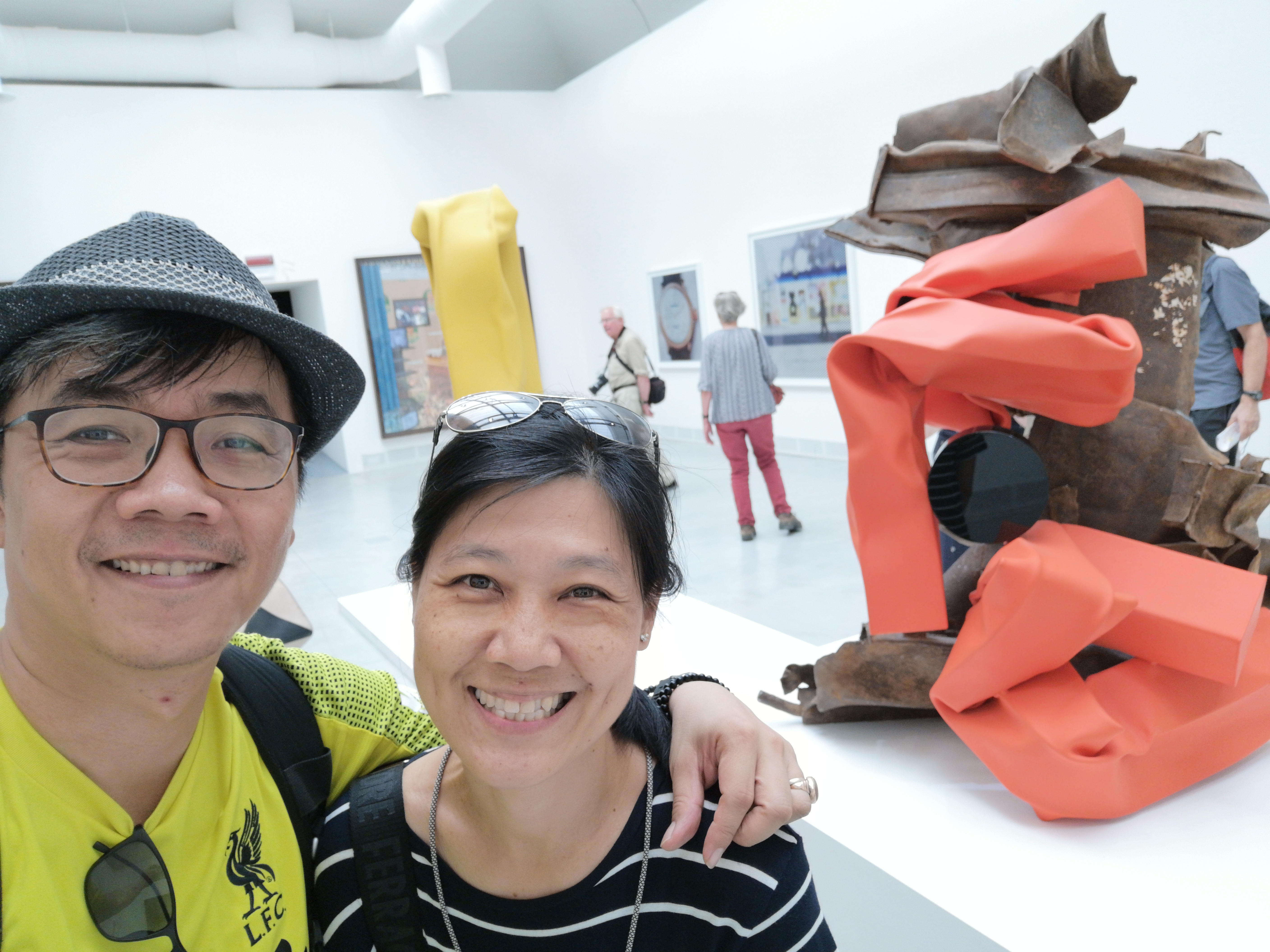 Howie and his wife, Teresa, at the Venice Biennale 2019.
