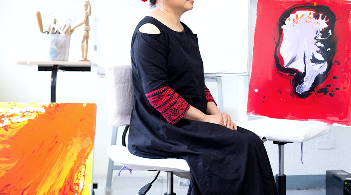 Dr Patcharin Sughondhabirom at the Art Therapy Foundation (Thailand). Photo credit: Thepotential.org