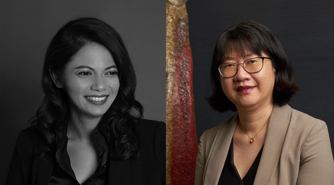 Usha Chandradas and Audrey Wong banner
