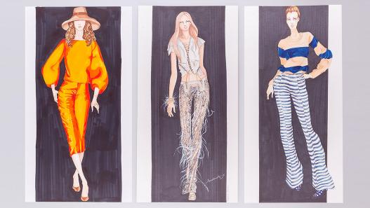 Fashion Illustration I & II | LASALLE College of the Arts Fashion illustration is one way to develop and produce creative apparel designs.