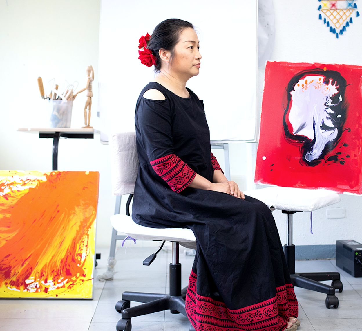 Dr Patcharin Sughondhabirom at the Art Therapy Foundation (Thailand). Photo credit: Thepotential.org