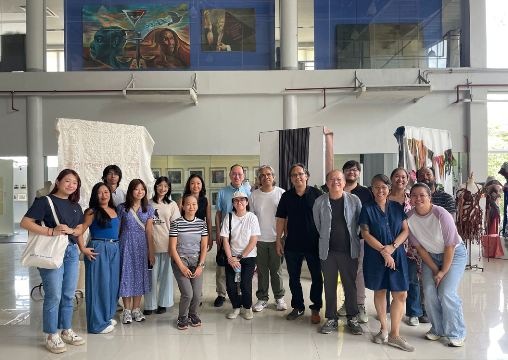 With students and faculty of the University of the Philippines Diliman (Photo credits: University of the Philippines Diliman)