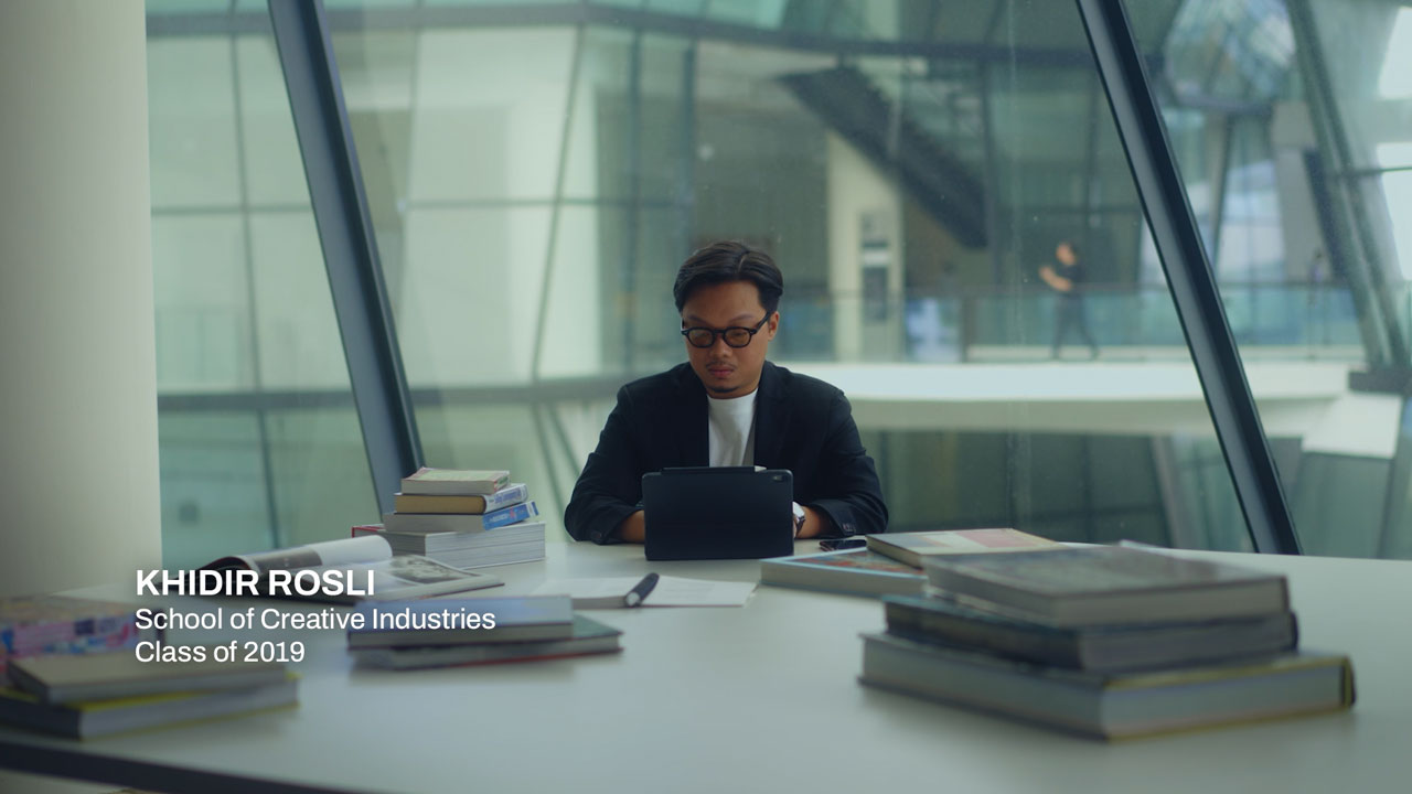 Khidir Rosli reflects on his LASALLE experience, sharing how support and freedom helped turn his passion into a business.