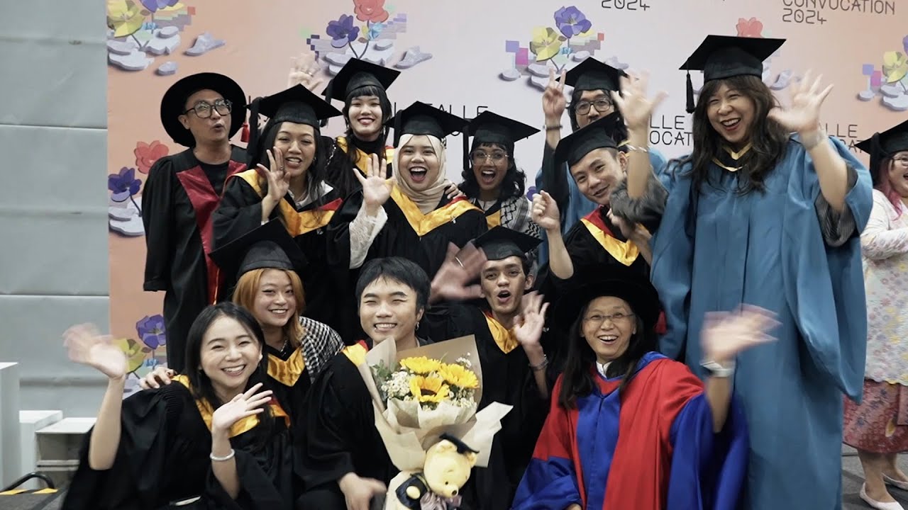 Students across fashion, dance, design and fine arts in action during LASALLE’s Convocation 2024 showcase.