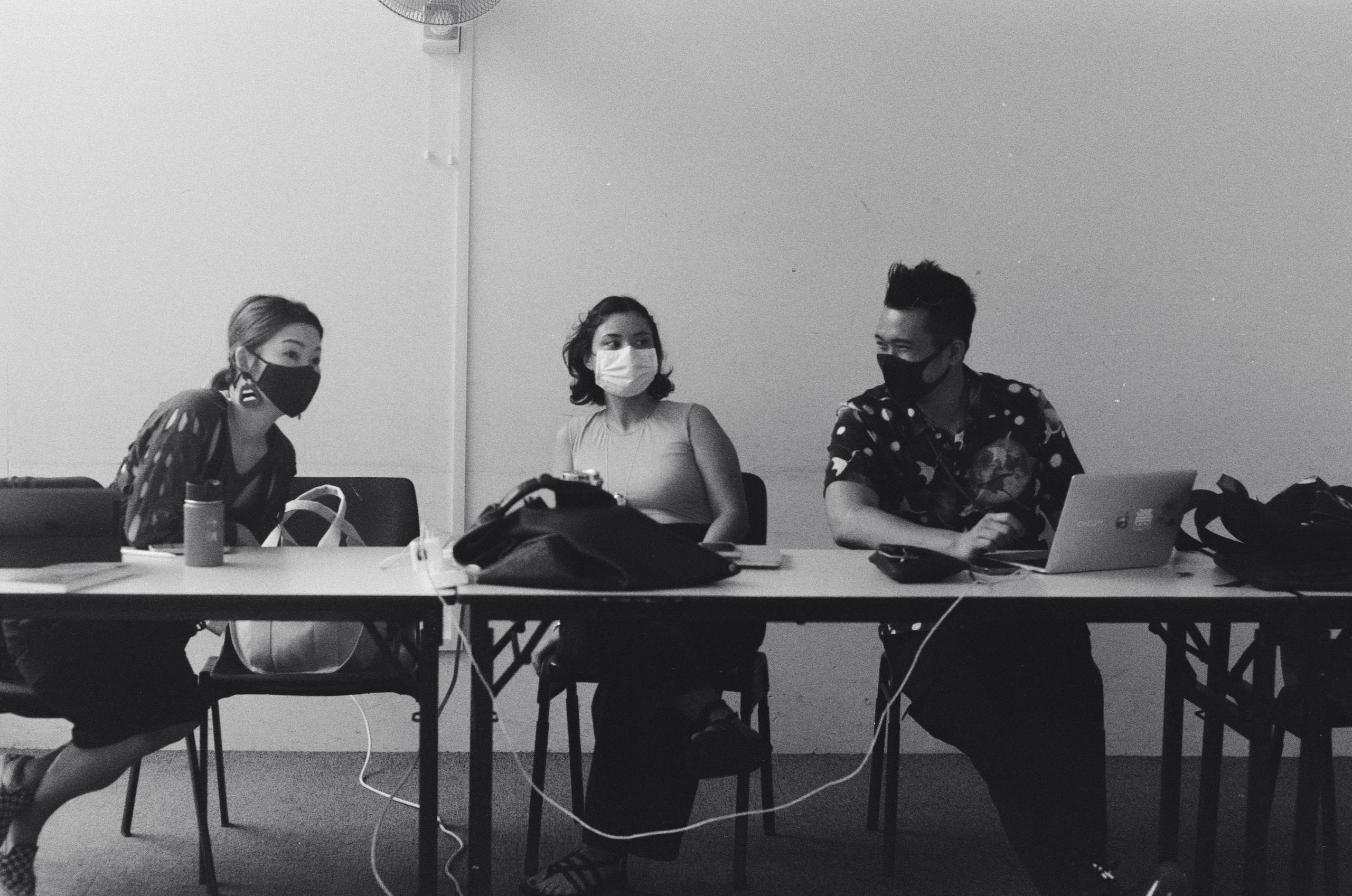 School of Fashion lecturers sit in on the presentations