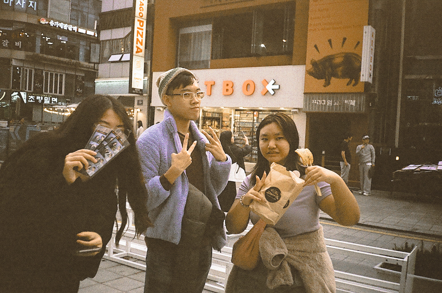 (From left) Yanbing, Lionel and Angelina.