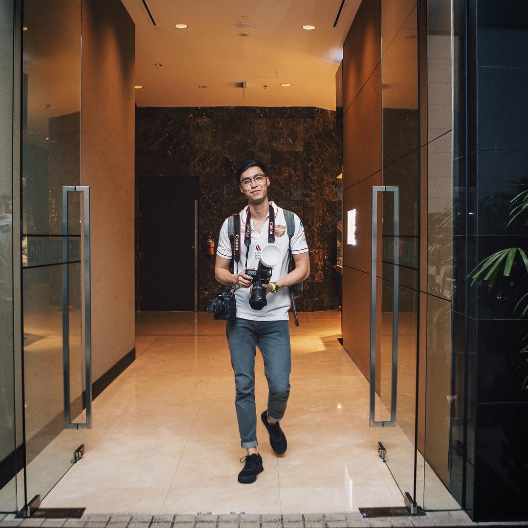 Kiat in between his shoots with Studio Myriad.