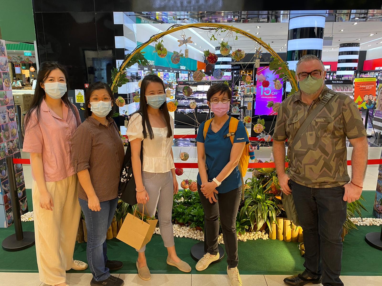 MA Art Therapy alumni and Programme Leader