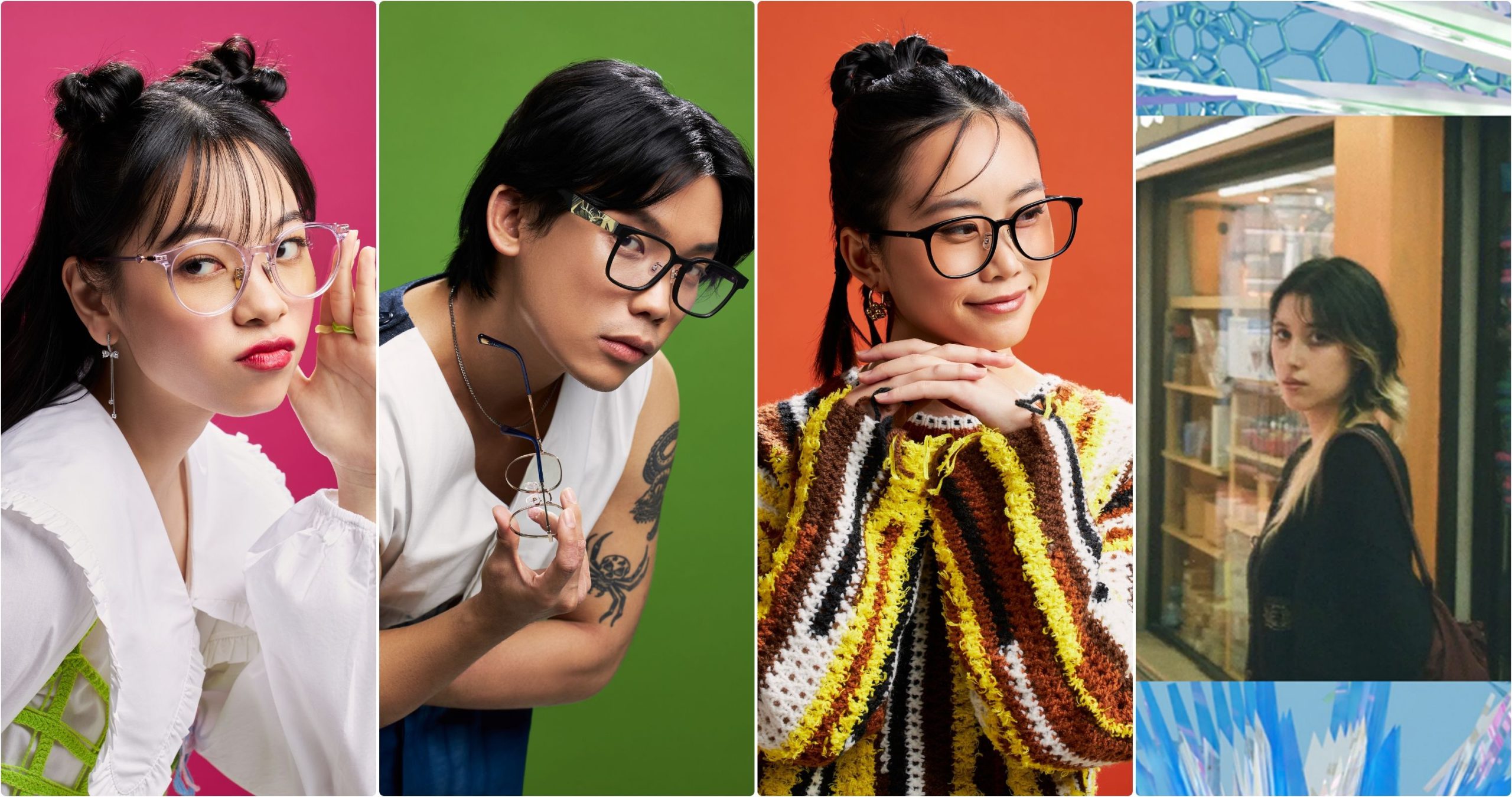 Winners of the Lenskart design competition from the School of Design Communication.